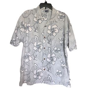Vintage Gotcha Men’s short sleeve button down shirt printed floral size XXL
